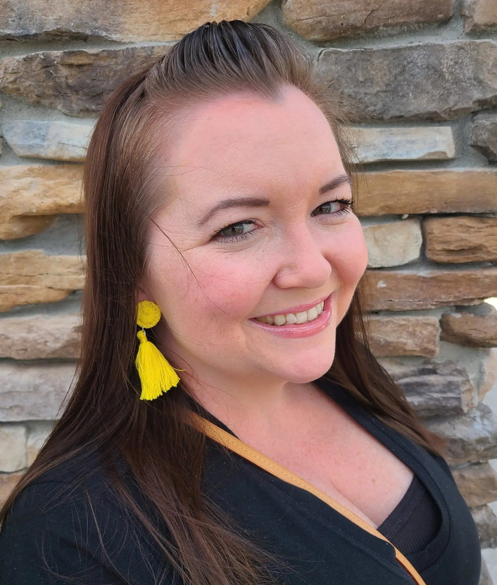 Circle Tassels Earrings-1