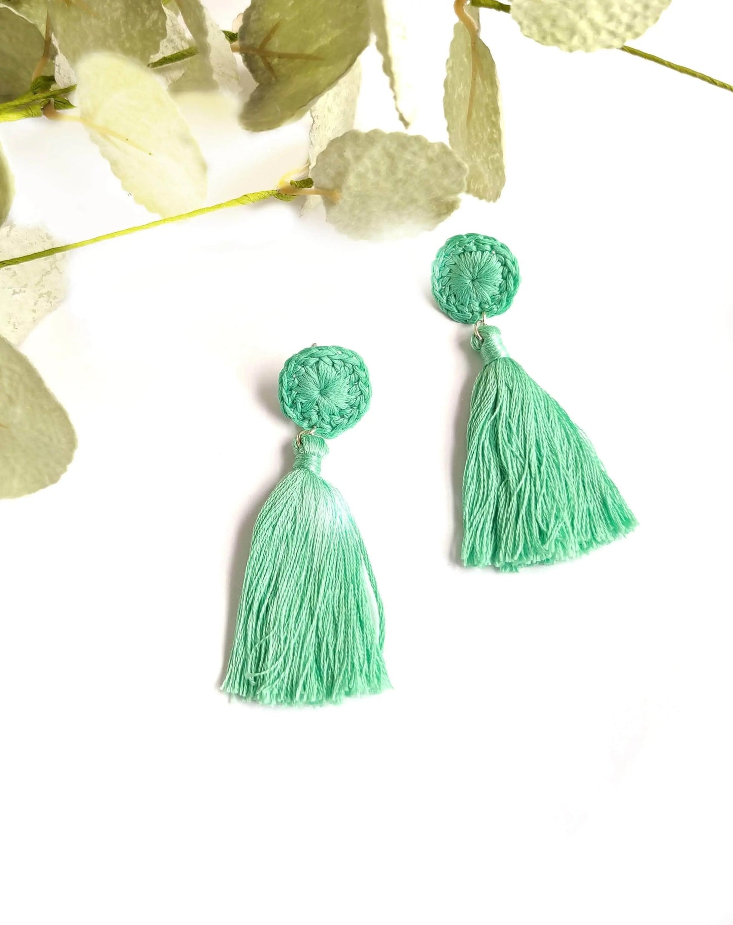 Circle Tassels Earrings-5